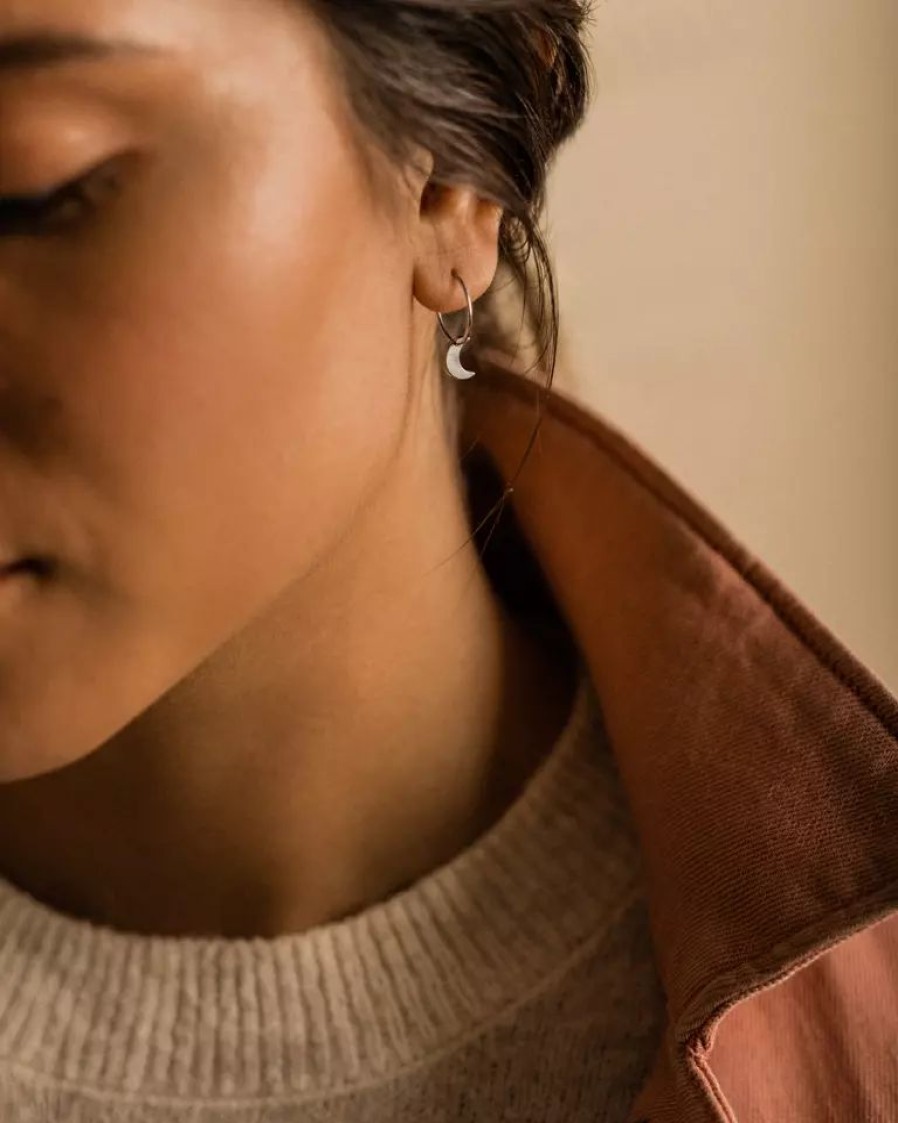 Kvinna Blomdahl | Ear Ring, Penda Moon Nt