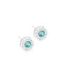 Barn Blomdahl | Brilliance Halo Mp Crystal/Turquoise