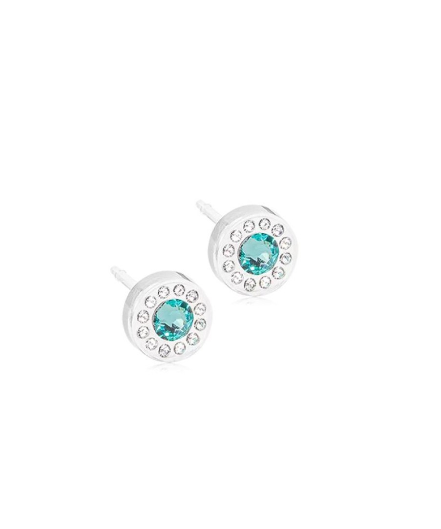 Barn Blomdahl | Brilliance Halo Mp Crystal/Turquoise