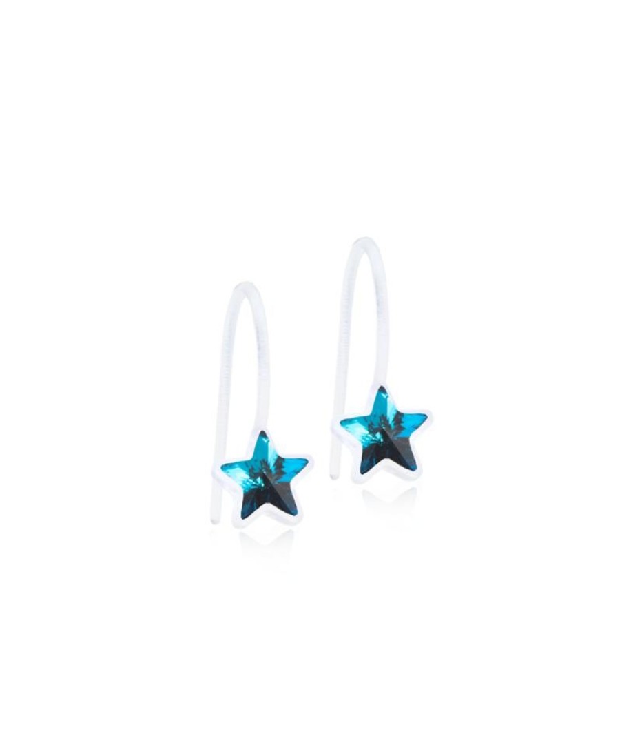 Barn Blomdahl | Pendant Fixed Star Mp Aquamarine